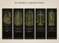 Alchemy Laboratory Printable Bookmarks, Dark Academia Gothic | Transmutation Art | Occult Stationery | Digital Download for Readers