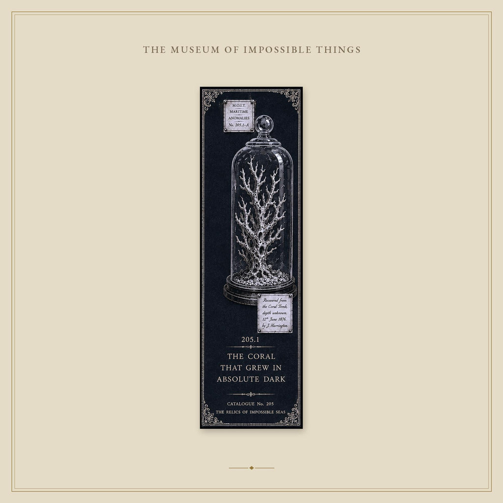 Relics of Impossible Seas Bookmark | Dark Academia Set of 5 | Standard or Magnetic | Gothic Cabinet of Curiosities