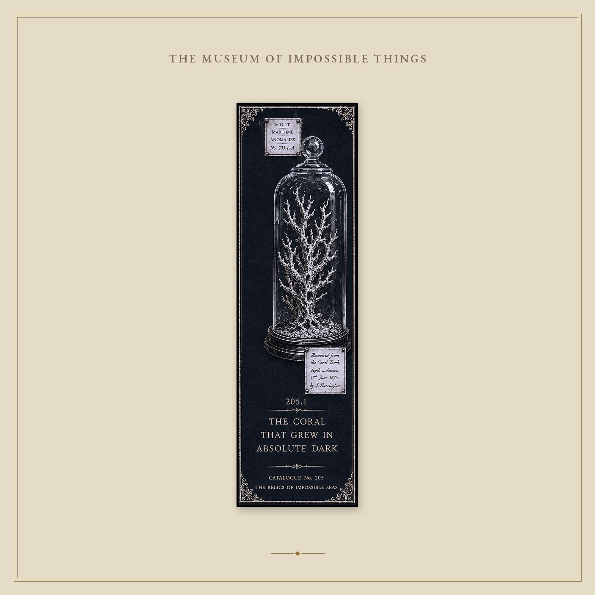 Relics of Impossible Seas Bookmark | Dark Academia Set of 5 | Standard or Magnetic | Gothic Cabinet of Curiosities