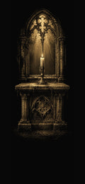 The Submerged Chapel Phone Wallpaper Bundle | Dark Academia Lock Screen, Gothic Religious Imagery, Instant Digital Download