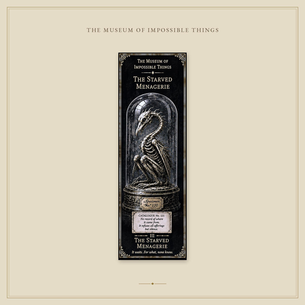 The Forgotten Exhibits Bookmark | Dark Academia Set of 5 | Standard or Magnetic | Gothic Cabinet of Curiosities