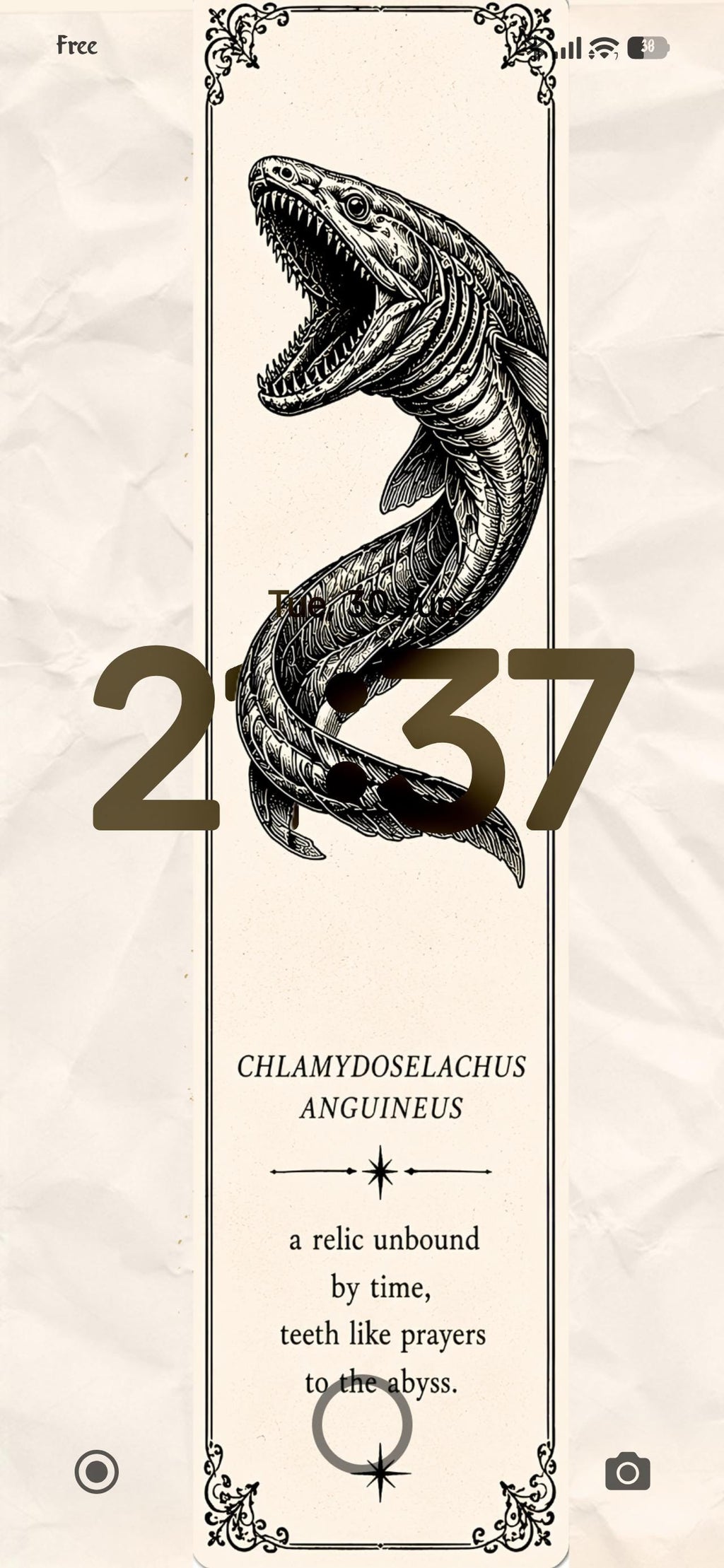 Gothic Phone Wallpaper Bundle | Deep Sea Cryptid Digital Download | Dark Academia Lock Screen | Cosmic Horror Aesthetic Set