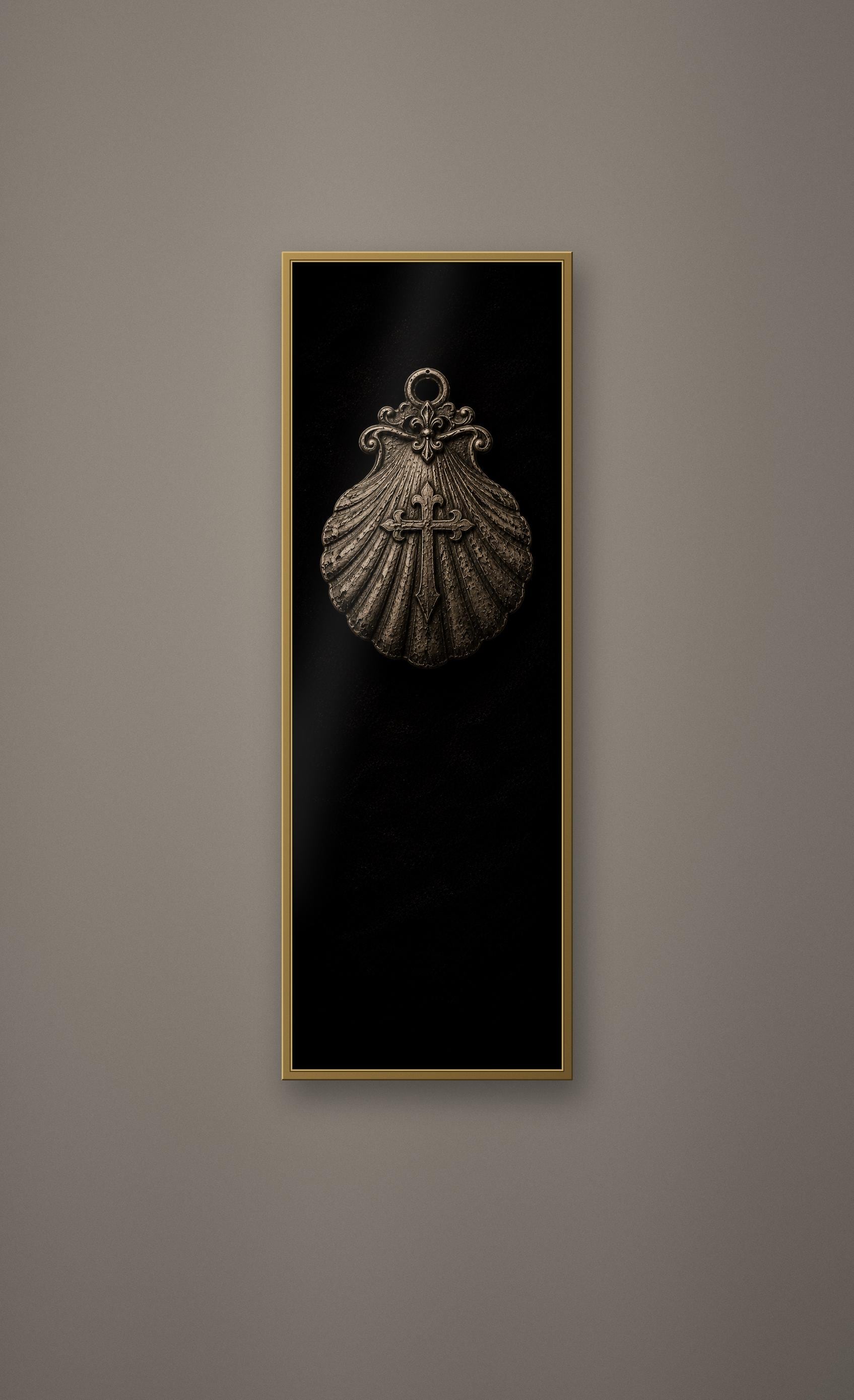 Relics Of Saints Wall Art Collection | Dark Academia Gothic Prints, Black & Gold Illustrations, Digital Download