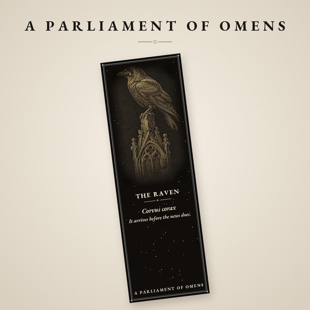 Printable Bookmarks | Gothic Raven, Crow, Owl Designs (Digital Download)