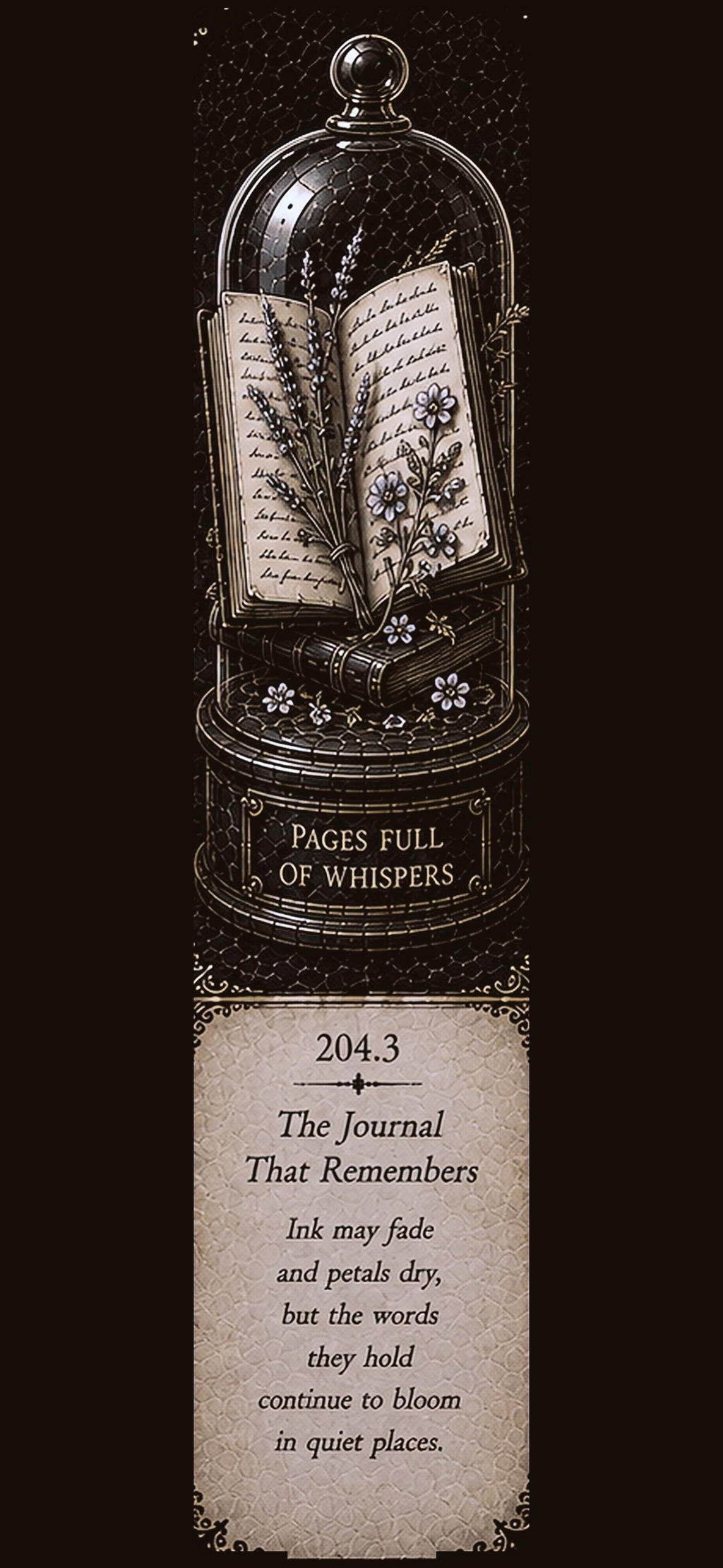 Echoes of Devotion Phone Wallpaper | Dark Academia Lock Screen, Five Designs | Gold & Black, Digital Download, Sentimental Gift