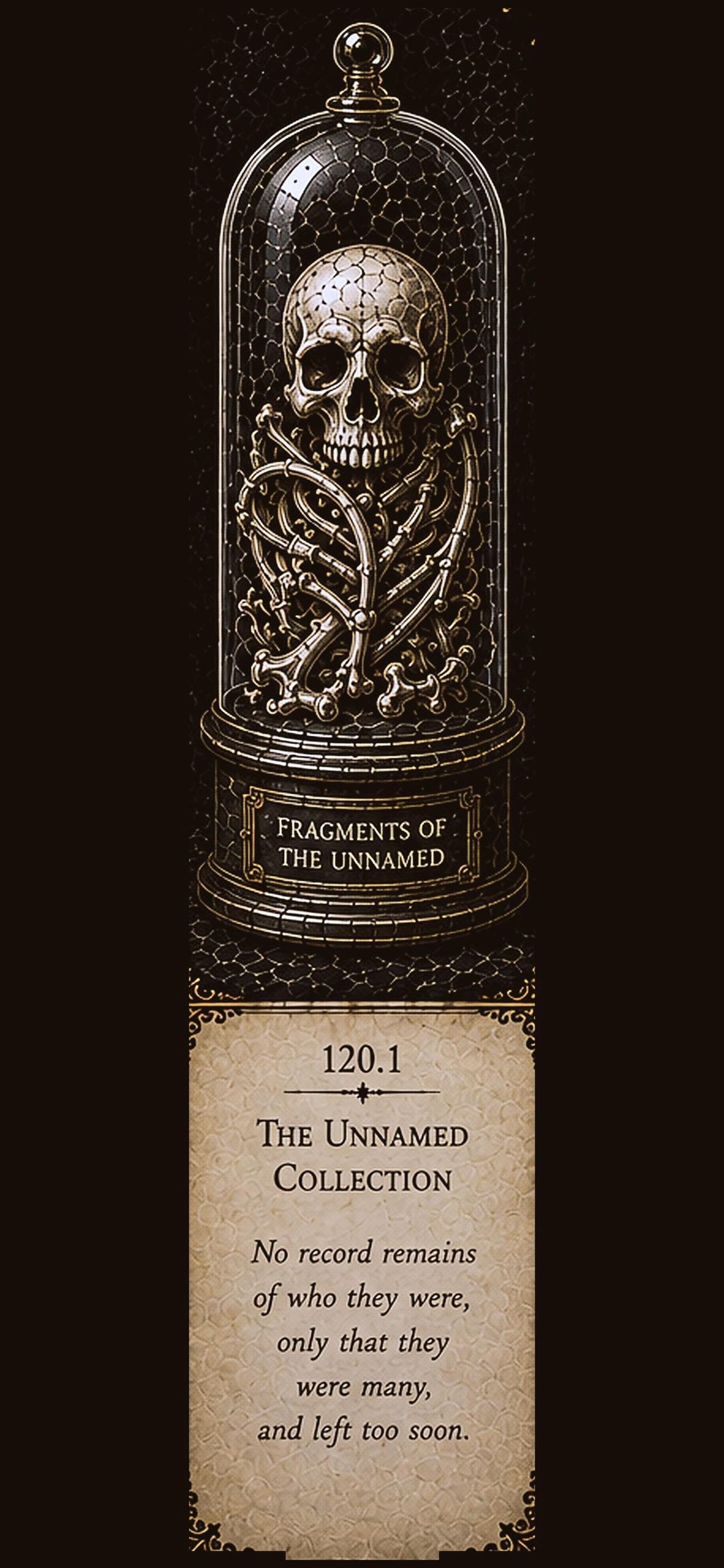 Bone Custodian Phone Wallpaper Bundle | Dark Academia Lock Screen, Memento Mortis Art, iPhone & Android Digital Download