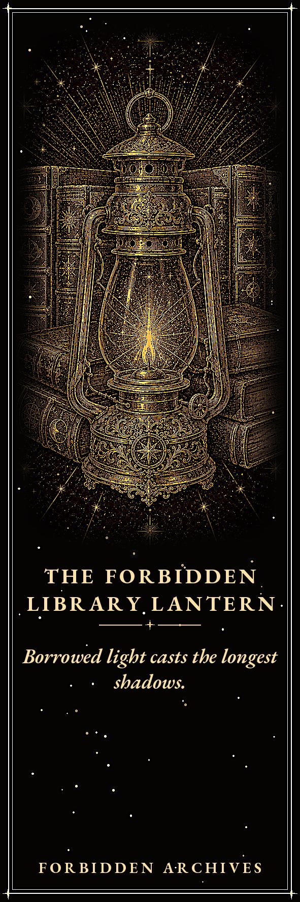 Forbidden Archives Bookmark | Dark Academia Occult Library Bookmark | Standard or Magnetic Page Marker