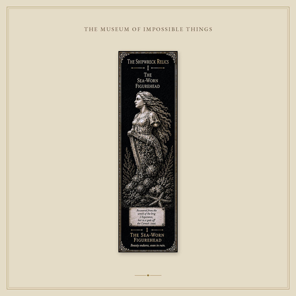 The Shipwreck Relics Bookmark | Dark Academia Set of 5 | Standard or Magnetic | Gothic Cabinet of Curiosities