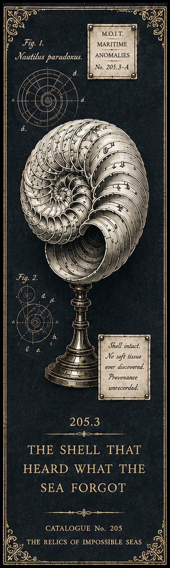 Relics of Impossible Seas, Dark Academia Bookmark Set | Gothic Print Design | Book Lover Gift | Printable Digital Download
