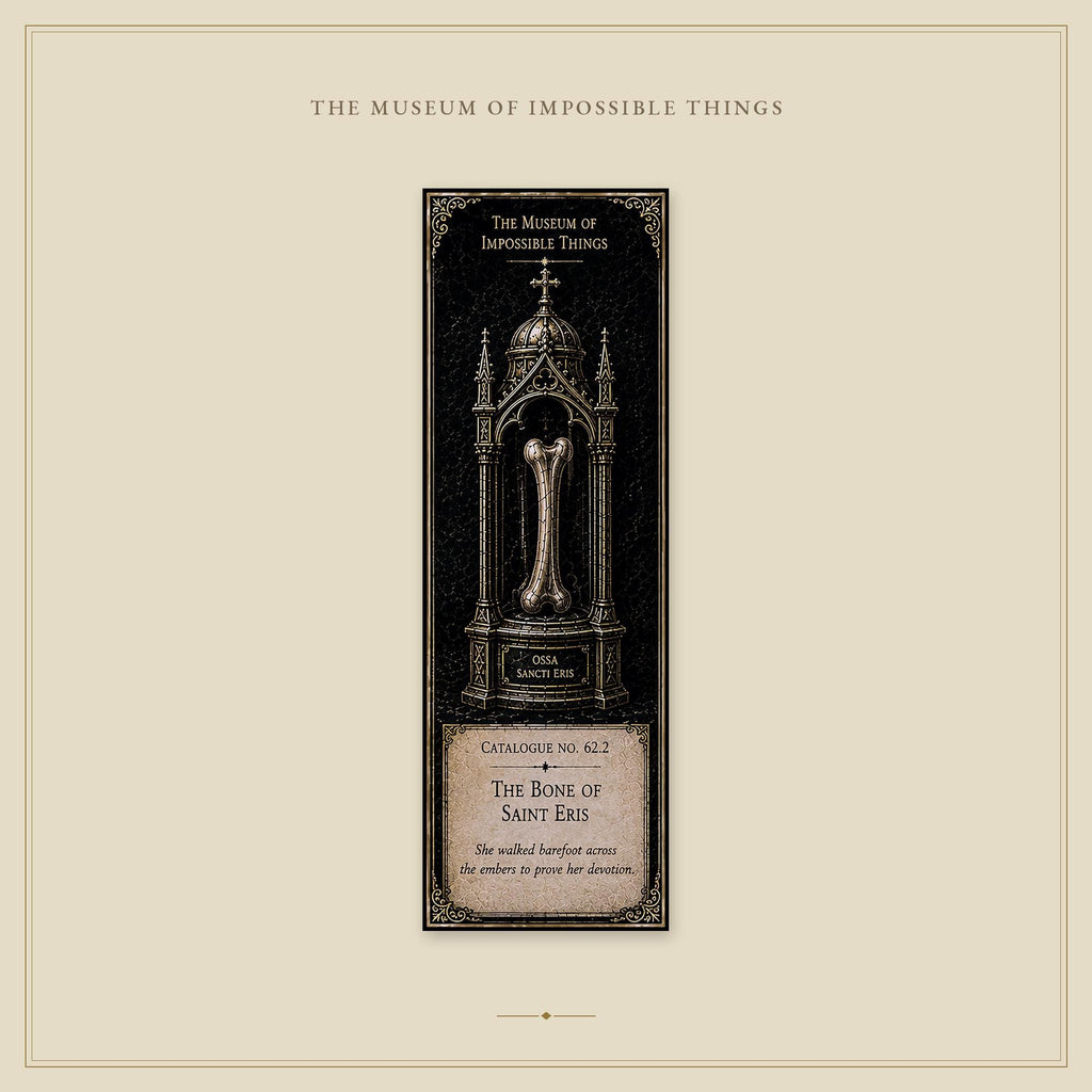 Relics of the Saints Bookmark | Dark Academia Set of 5 | Standard or Magnetic | Gothic Cabinet of Curiosities