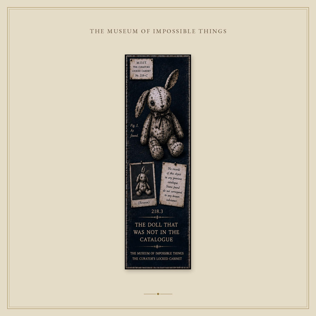 The Curator's Locked Cabinet Bookmark | Dark Academia Set of 5 | Standard or Magnetic | Gothic Cabinet of Curiosities