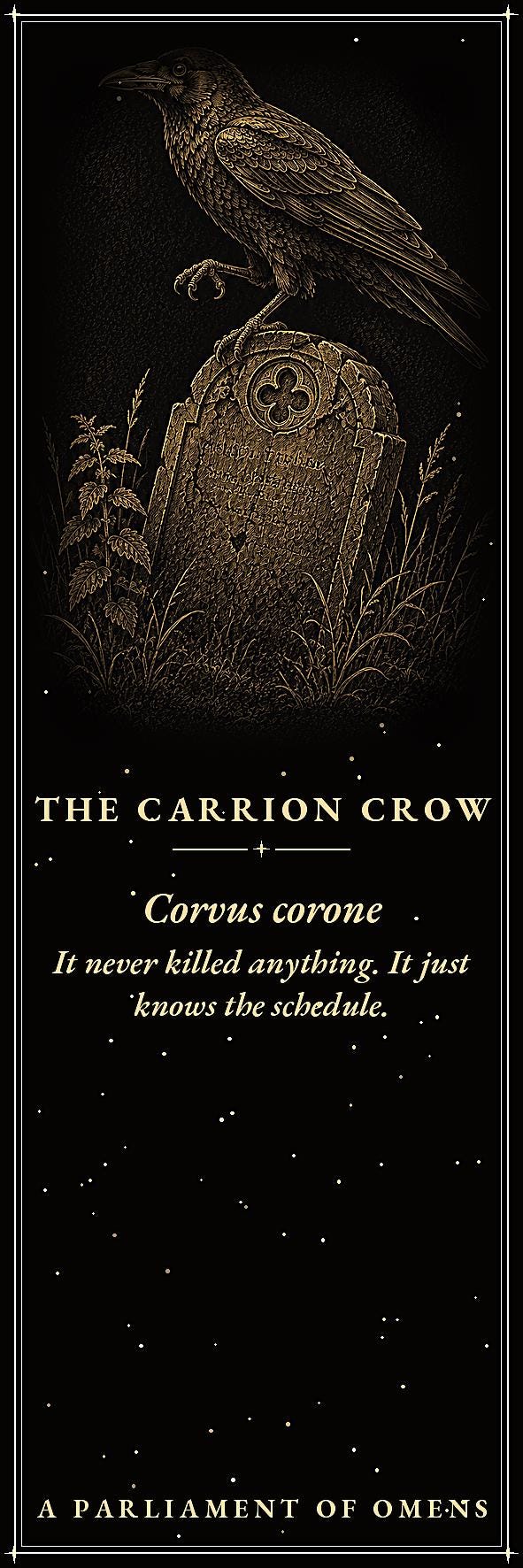 Printable Bookmarks | Gothic Raven, Crow, Owl Designs (Digital Download)