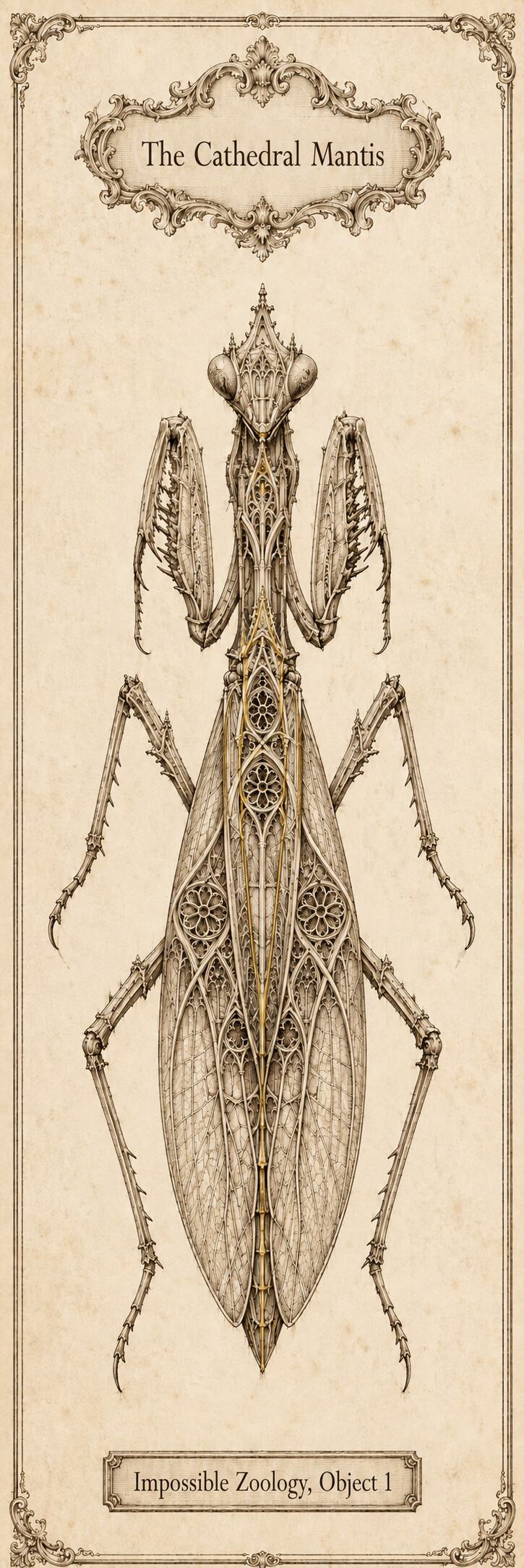 Impossible Zoology Printable Bookmark Set | Gothic Creature Specimen | Instant Digital Download | Book Lover Gift