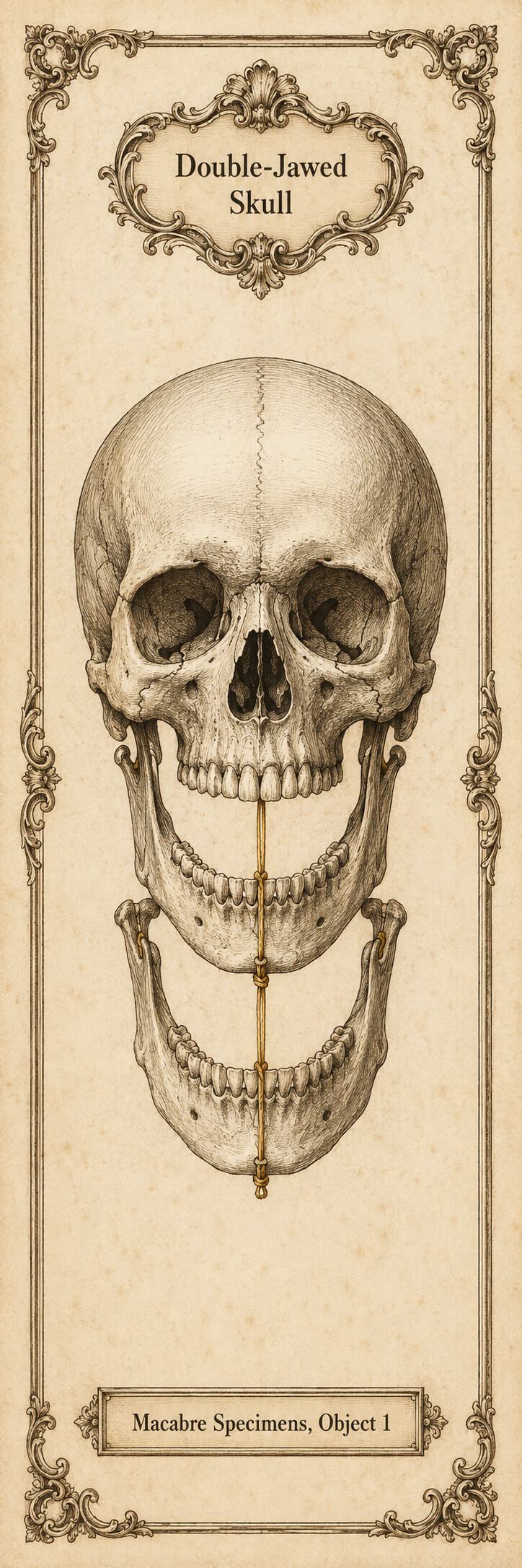 Macabre Specimens Printable Bookmark Set | Gothic Memento Mori Specimen | Instant Digital Download | Book Lover Gift