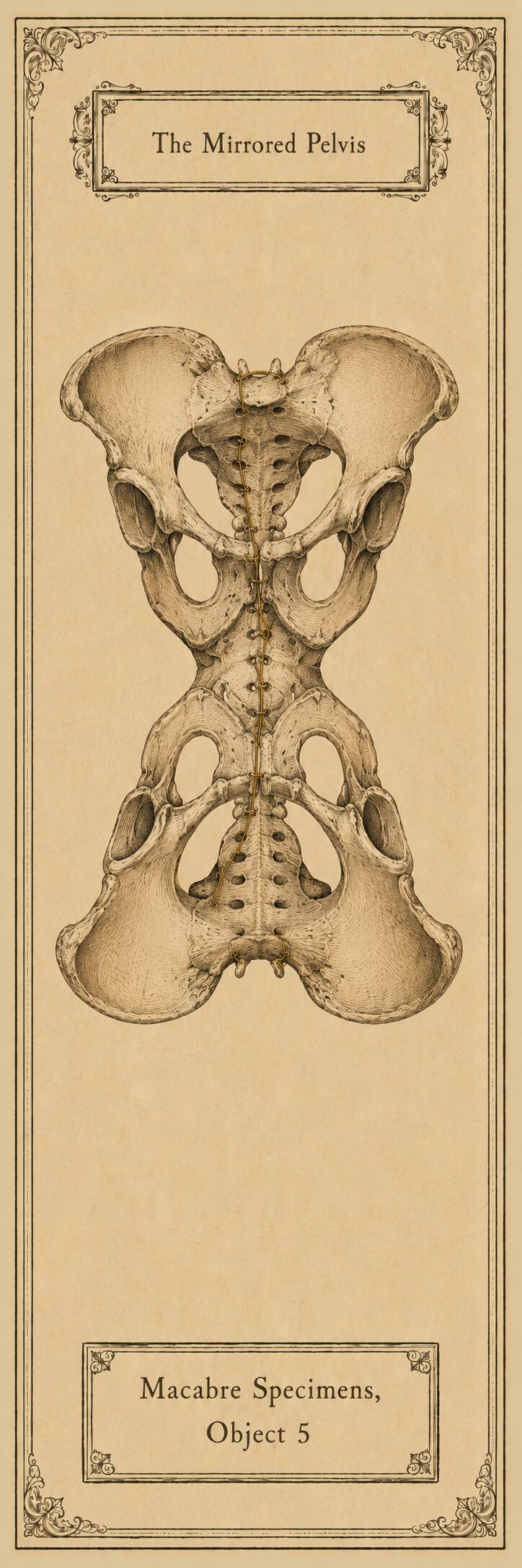 Macabre Specimens Printable Bookmark Set | Gothic Memento Mori Specimen | Instant Digital Download | Book Lover Gift