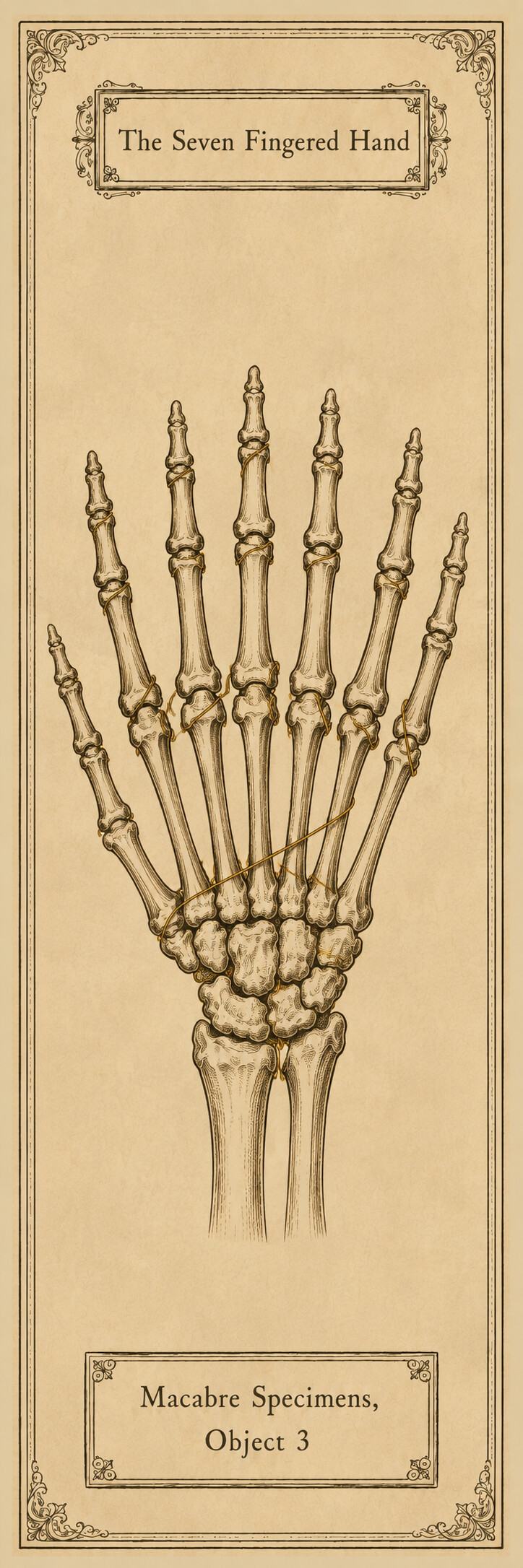 Macabre Specimens Printable Bookmark Set | Gothic Memento Mori Specimen | Instant Digital Download | Book Lover Gift