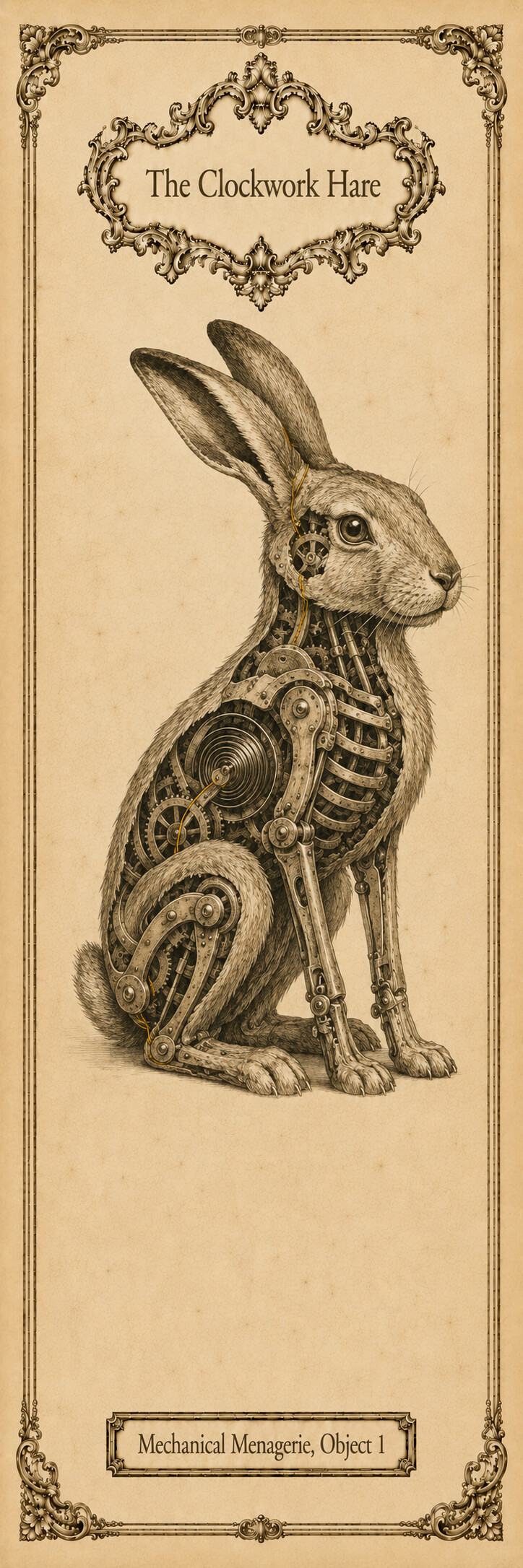 Mechanical Menagerie Printable Bookmark Set | Steampunk Clockwork Specimen | Instant Digital Download | Book Lover Gift