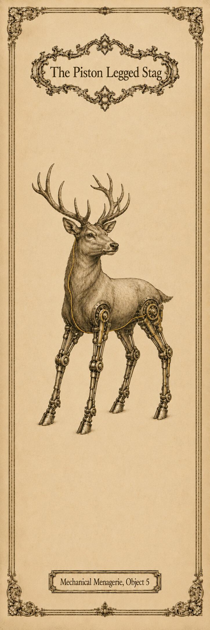 Mechanical Menagerie Printable Bookmark Set | Steampunk Clockwork Specimen | Instant Digital Download | Book Lover Gift