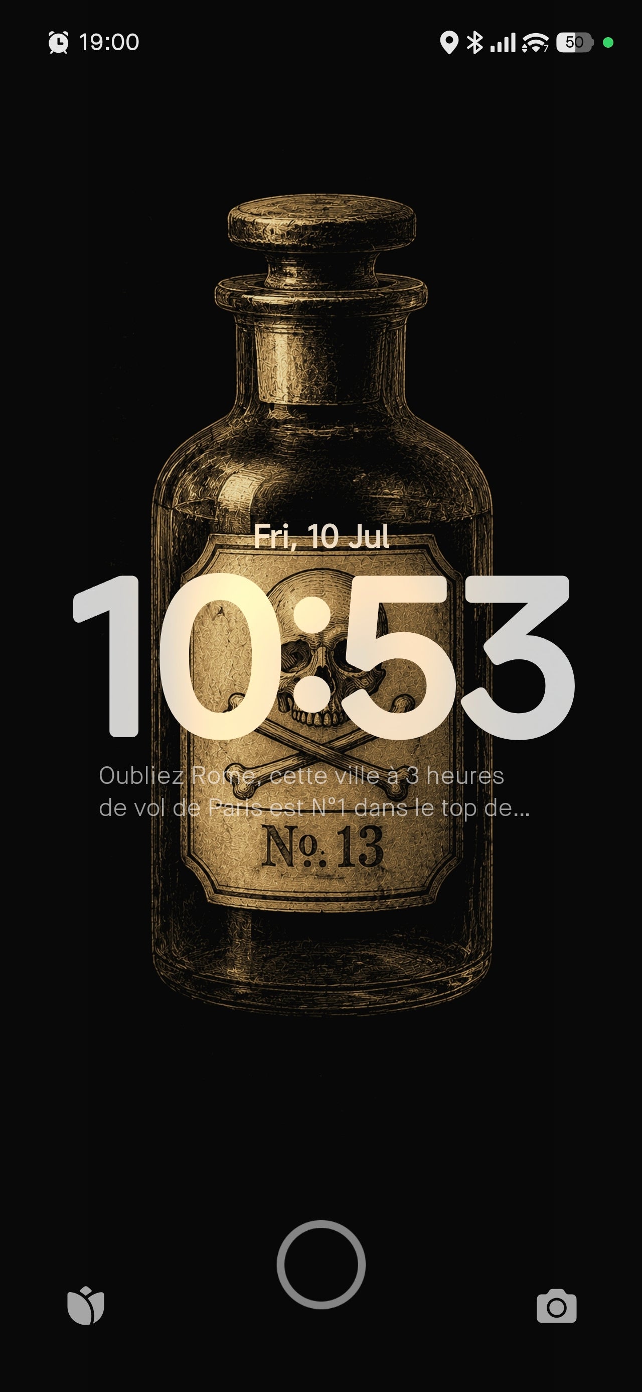 The Black Herbarium Phone Wallpaper Bundle | Dark Academia Lock Screen | Poison Botanicals | Digital Download Set of 5
