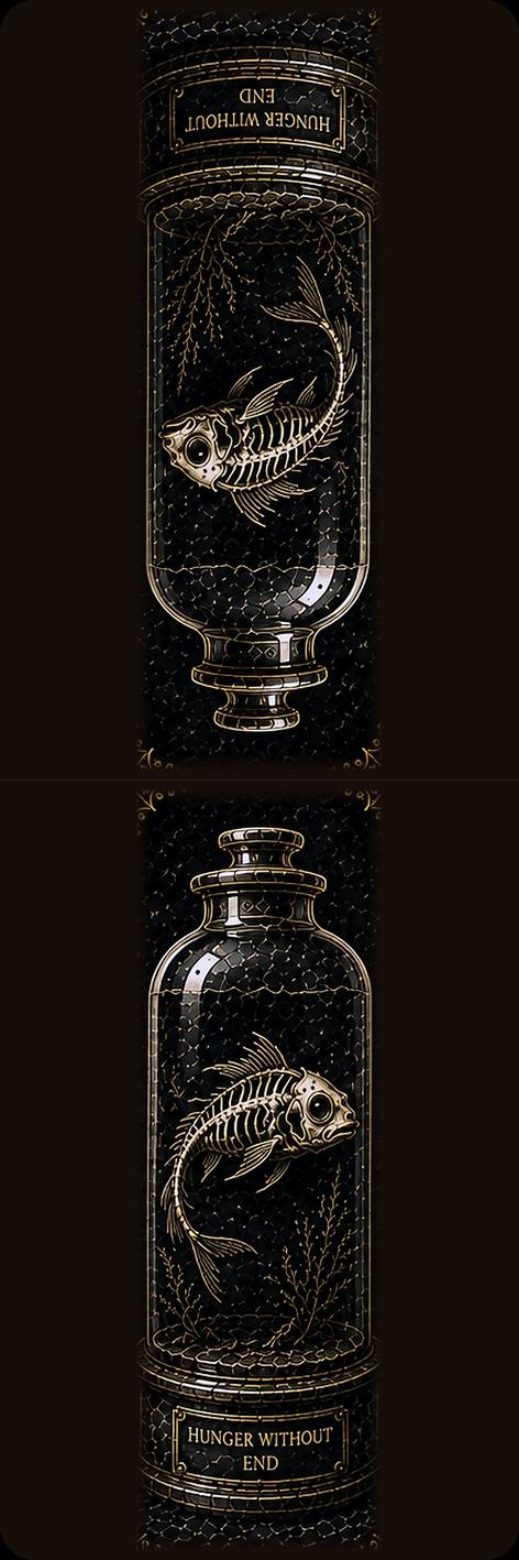 The Starved Menagerie Bookmark | Dark Academia Set of 5 | Standard or Magnetic | Gothic Cabinet of Curiosities