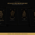Atlas of the Drowned Sky Printable Journal Pages | Dark Academia Constellation Inserts | Gold Lined Dot Grid | Digital Download