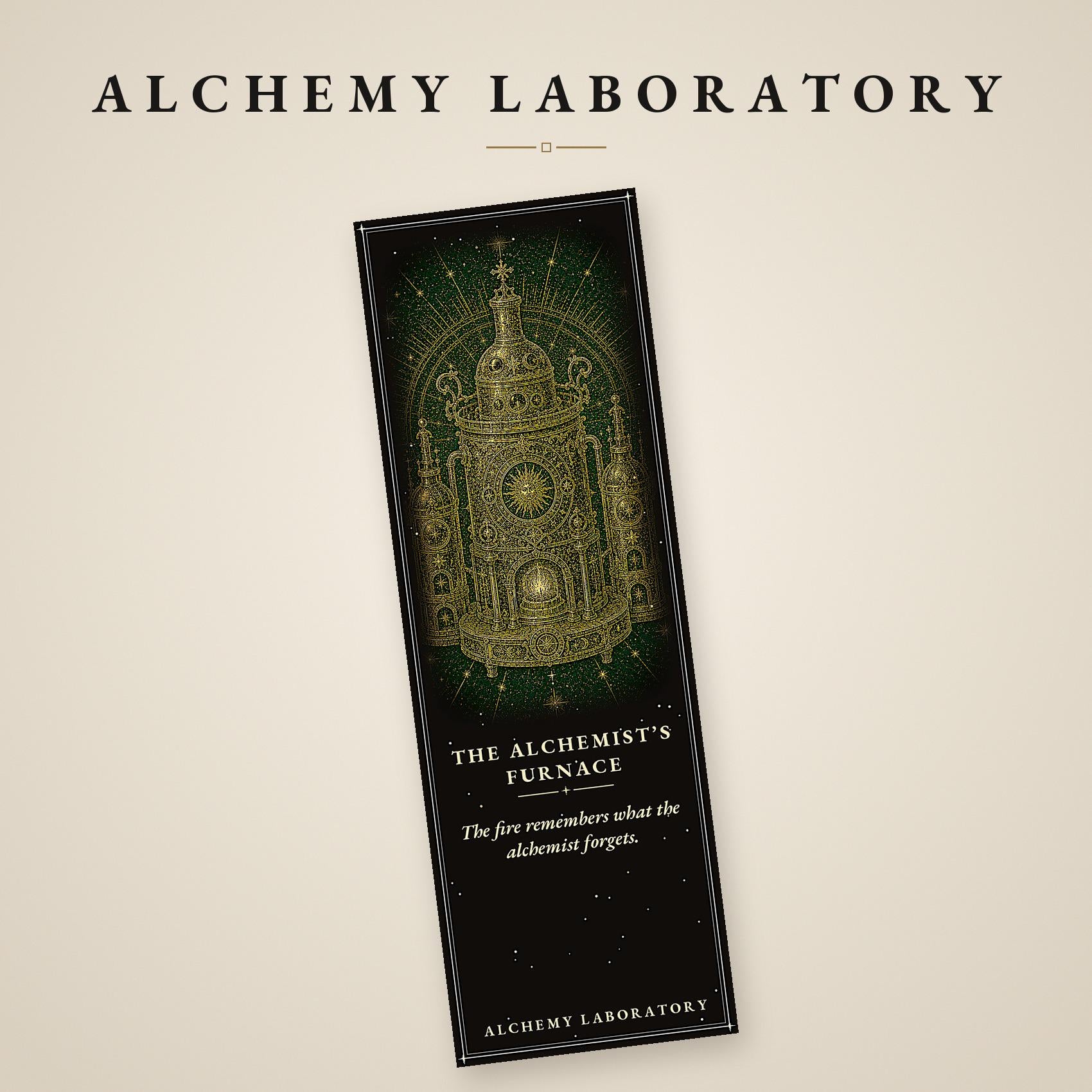 Alchemy Laboratory Printable Bookmarks, Dark Academia Gothic | Transmutation Art | Occult Stationery | Digital Download for Readers