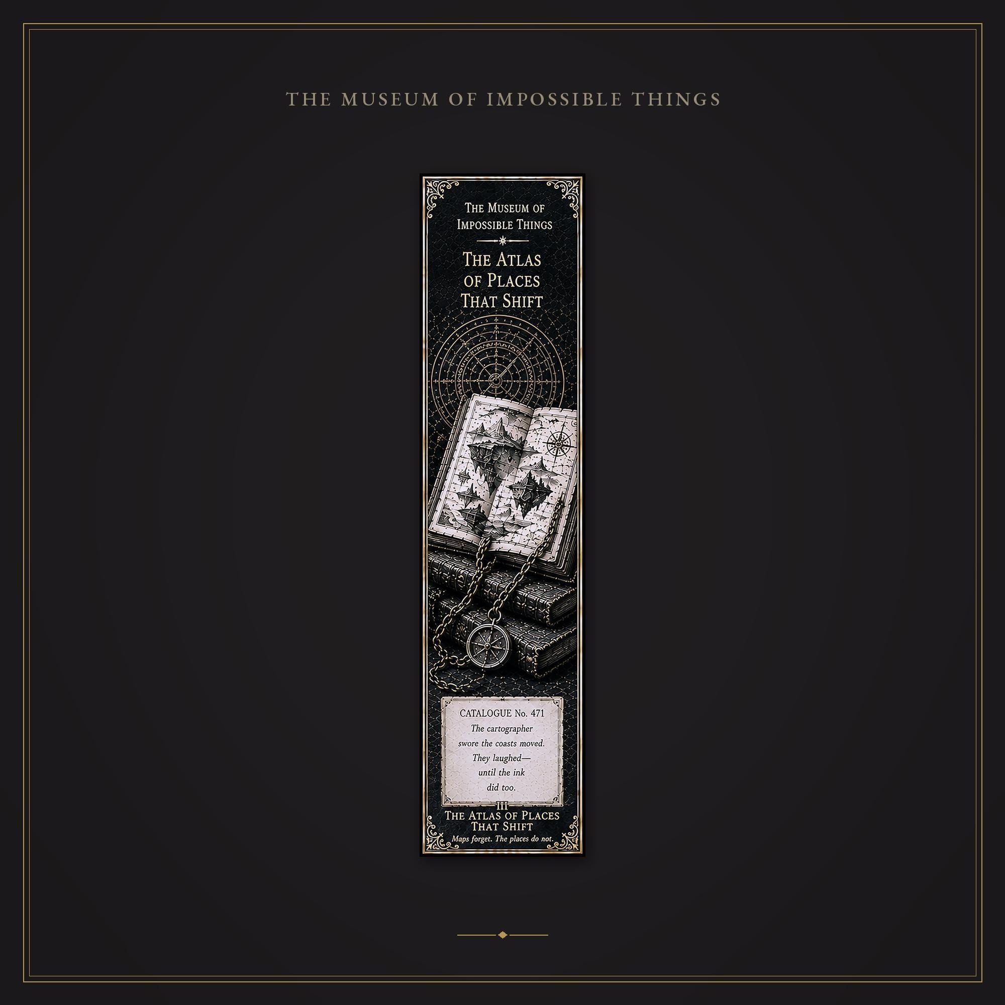 The Bones That Sang at Midnight Bookmark | Dark Academia Set of 5 | Standard or Magnetic | Gothic Cabinet of Curiosities