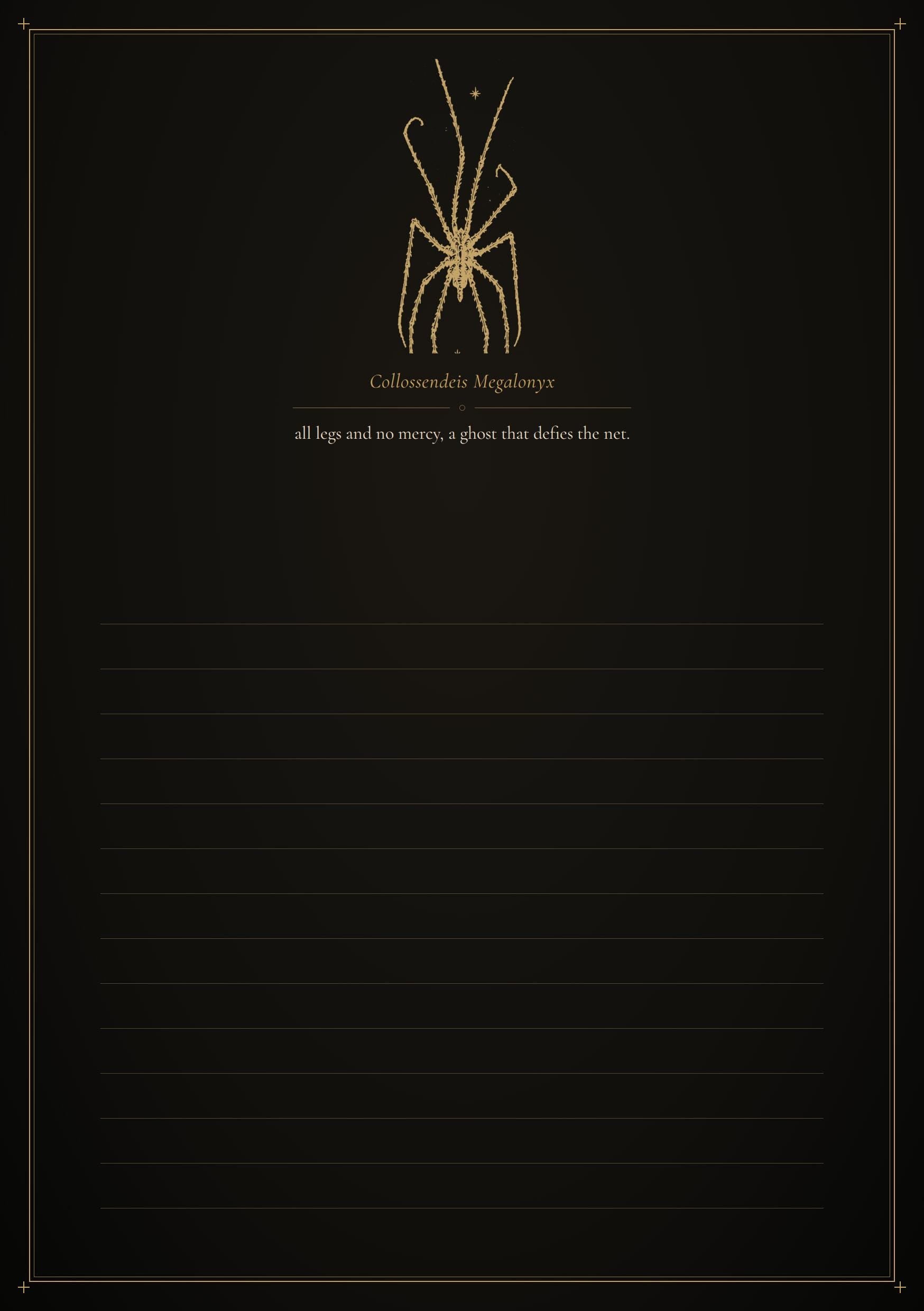 The Abyssal Bestiary Journal Pages | Deep Sea Creature Printable Journal | Dark Academia Gothic Grimoire | Digital Download A4 & Letter