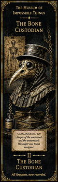 The Forgotten Exhibits Printable Bookmarks | Dark Academia Cabinet of Curiosities, Gothic Antique Gold, Book Lover Gift Set