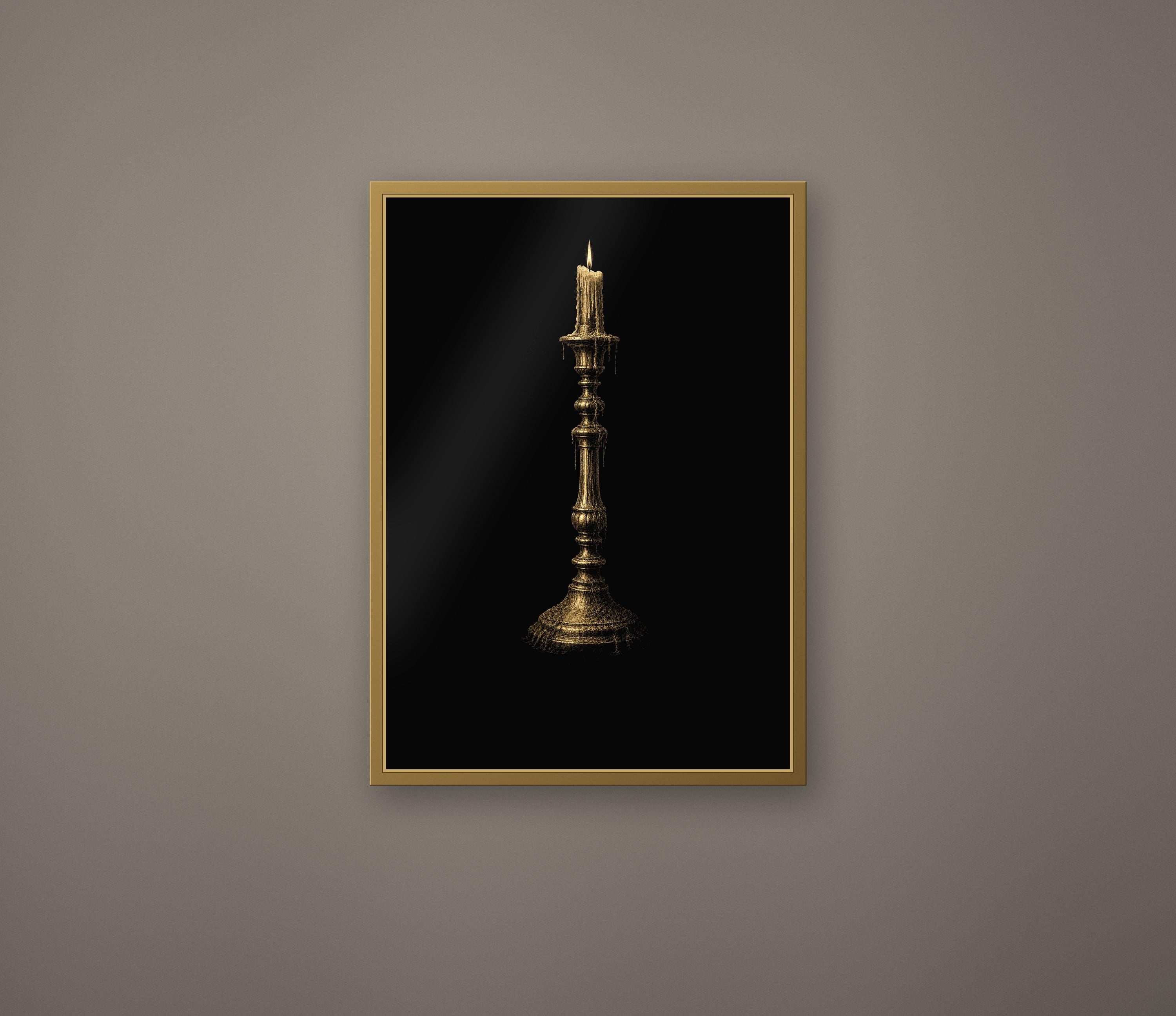 The Submerged Chapel — Gothic Wall Art Collection | Digital Download