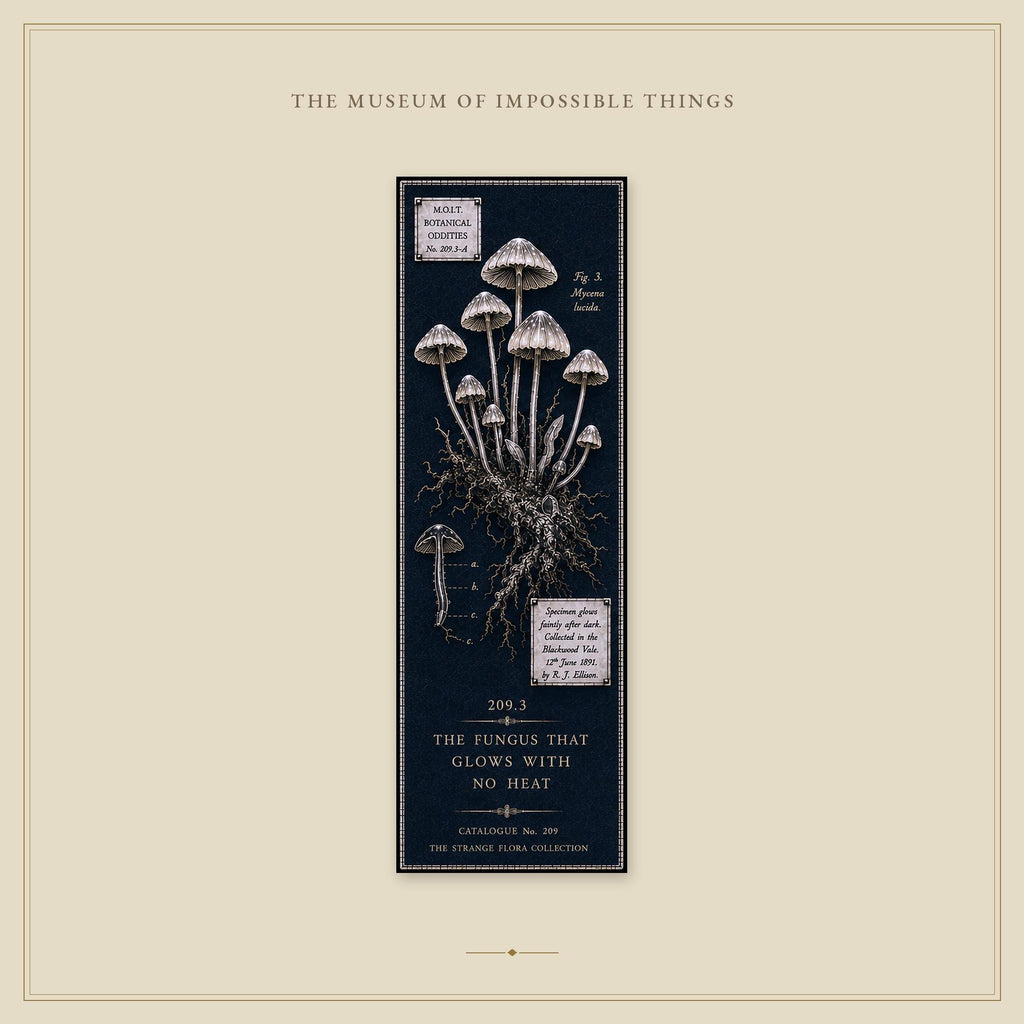 Strange Flora Bookmark | Dark Academia Set of 5 | Standard or Magnetic | Gothic Cabinet of Curiosities