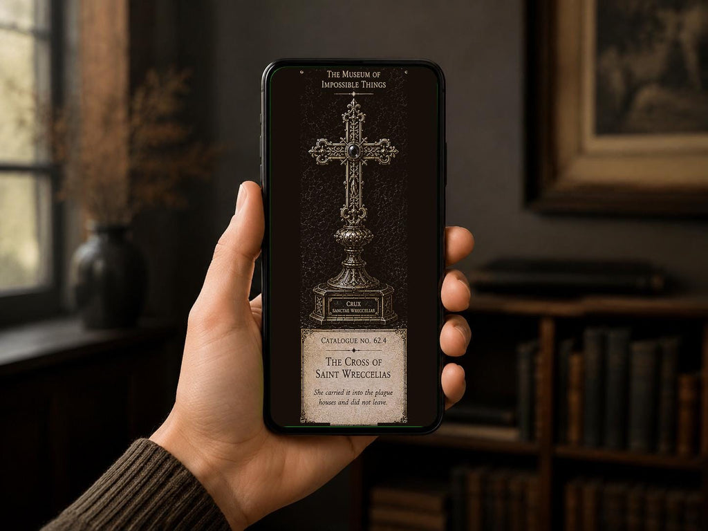 Relics Of The Saints, Dark Academia Lock Screen | Gothic Black Gold Wallpaper | iPhone & Android Digital Download | Five Design Bundle