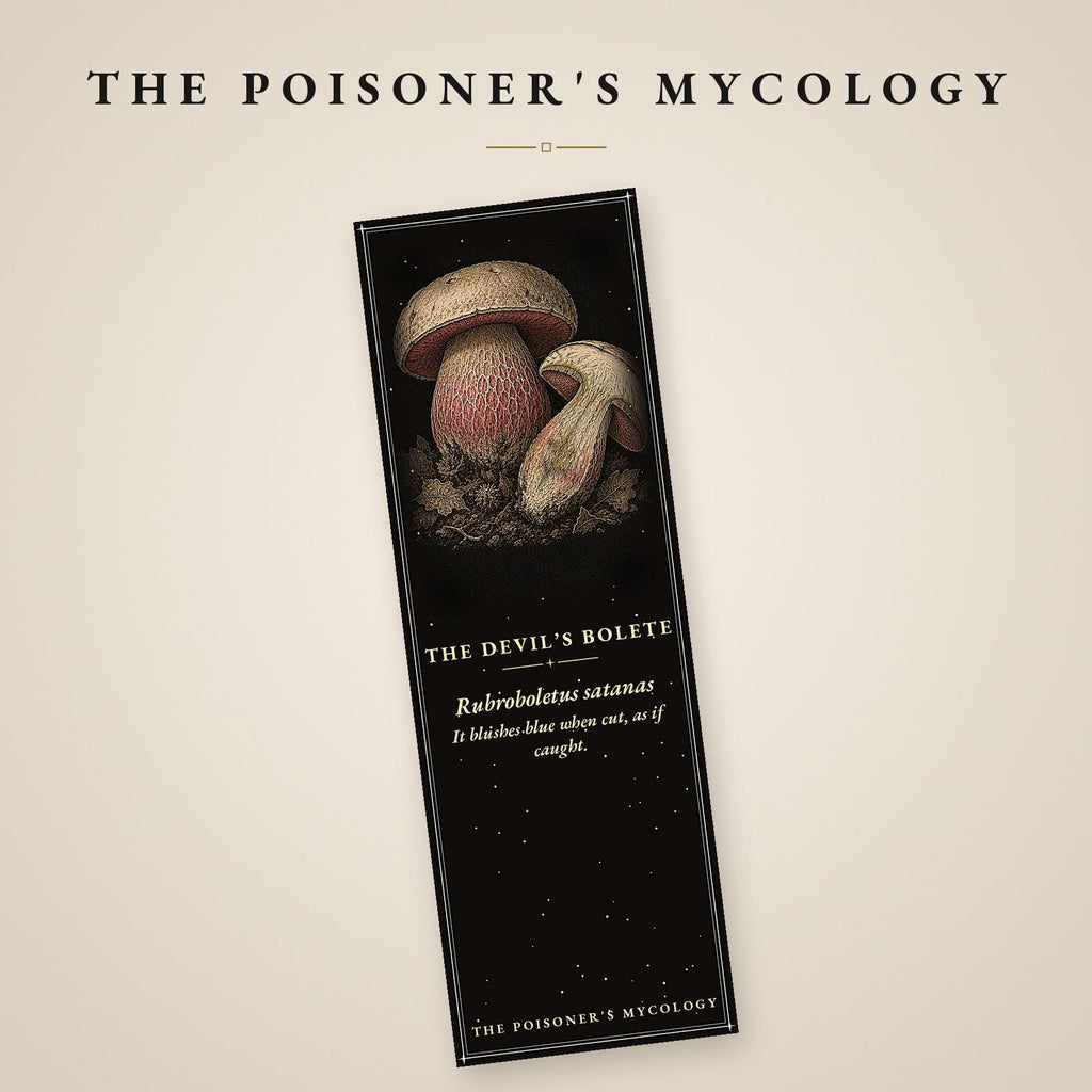 The Poisoner's Mycology Printable Bookmarks | Dark Academia Gothic | Toxic Fungi Page Markers | Occult Gift Set
