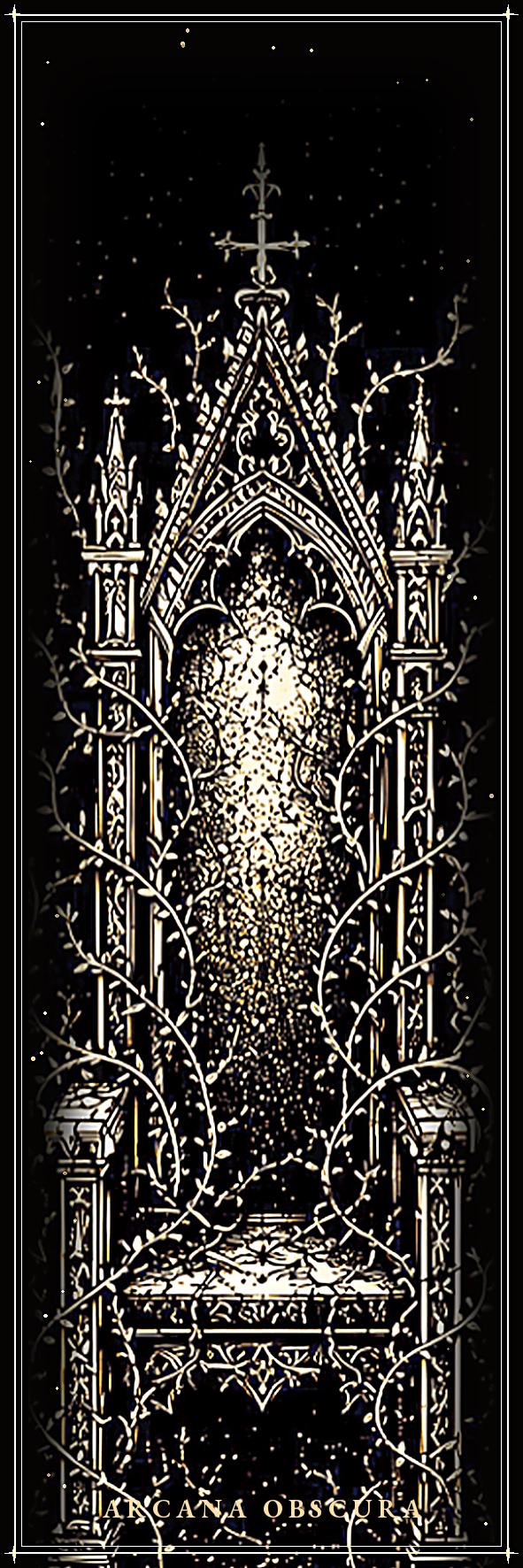 Arcana Obscura Bookmark | Dark Academia Tarot Bookmark | Standard or Magnetic Page Marker
