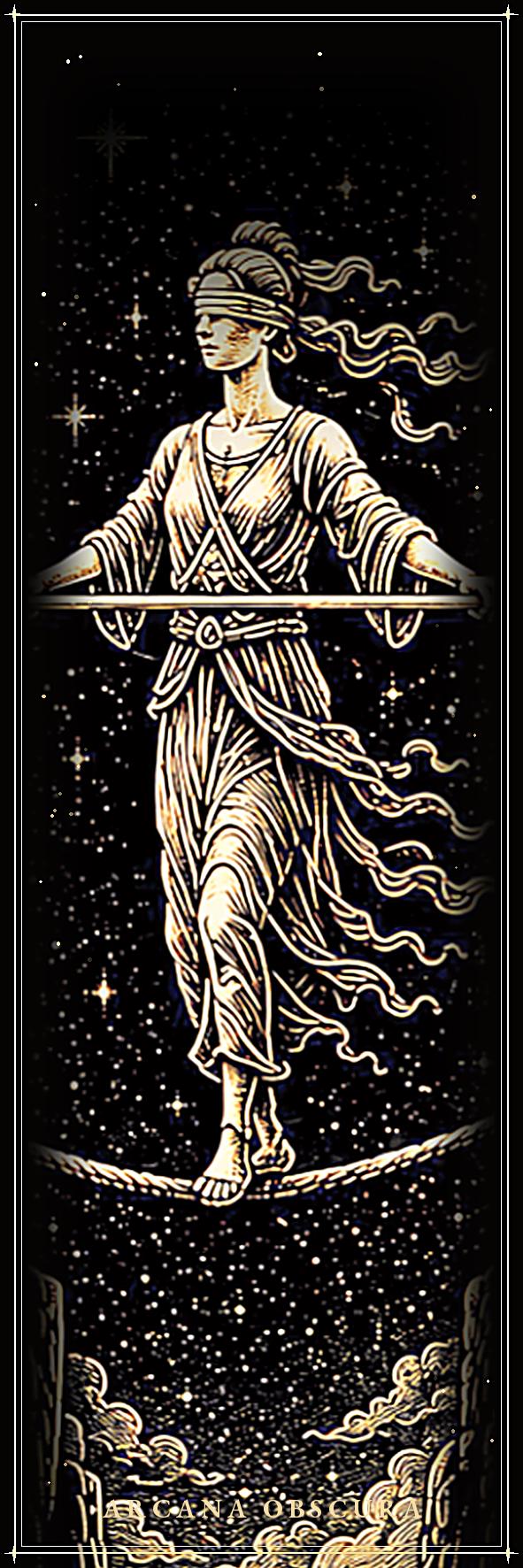 Arcana Obscura Tarot Bookmarks | Dark Academia Printable | Gold & Black Occult | Digital Download | Witchy Page Markers