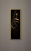 The Last Librarian, Dark Academia Gothic Library Prints | Antique Stamp Wall Art, Gold Black Digital Download | Book Lover Decor