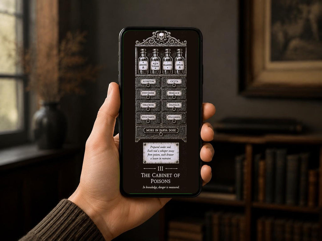 Apothecary Cabinet Phone Wallpaper Bundle | Dark Academia Lock Screen (Digital Download)