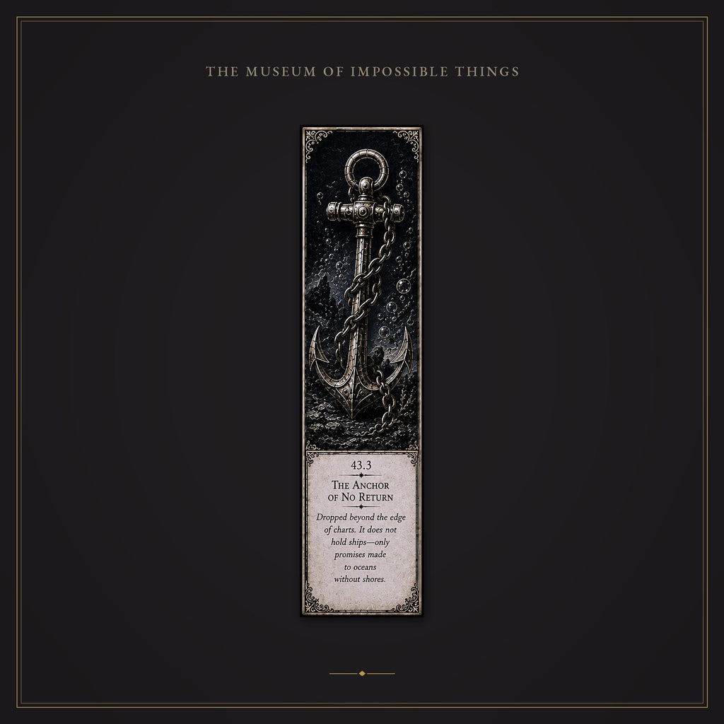 Recovered from Impossible Seas Bookmark | Dark Academia Set of 5 | Standard or Magnetic | Gothic Cabinet of Curiosities