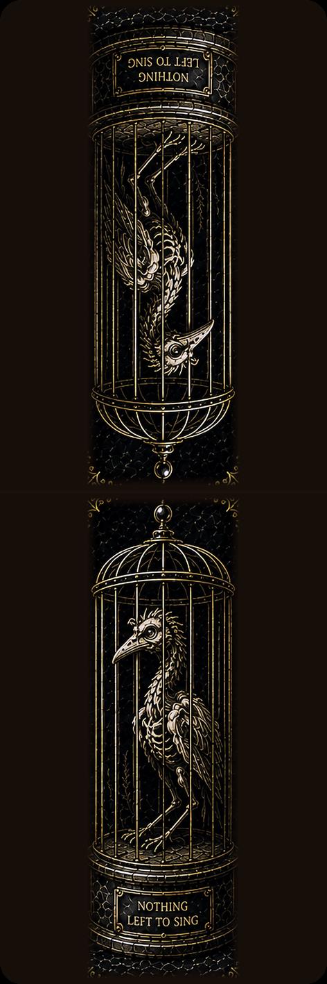 The Starved Menagerie Bookmark | Dark Academia Set of 5 | Standard or Magnetic | Gothic Cabinet of Curiosities