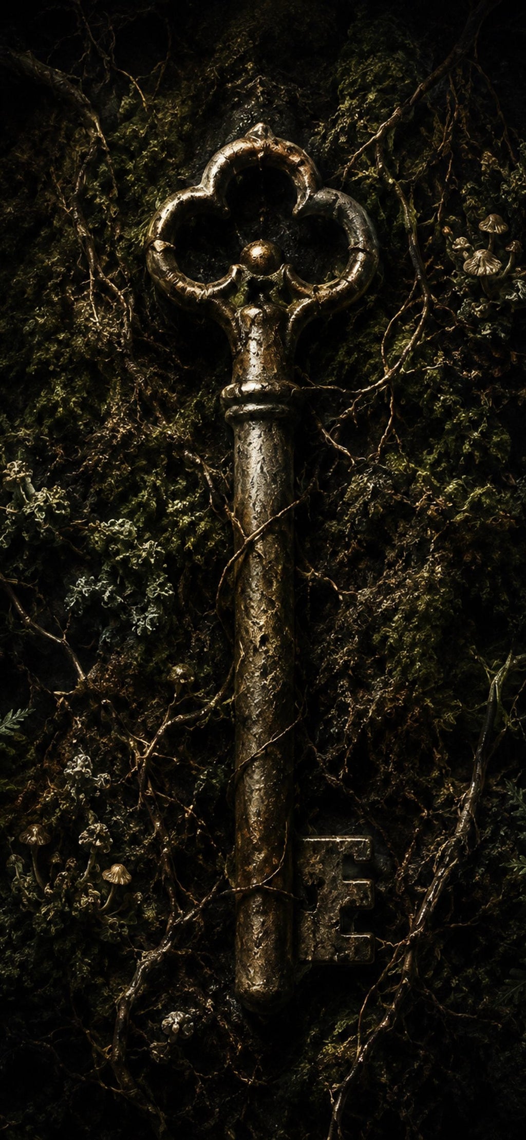 Things Beneath The Roots - Dark Goblincore Frog Wallpaper | Moody Lock Screen | Gothic Fantasy | Phone Bundle