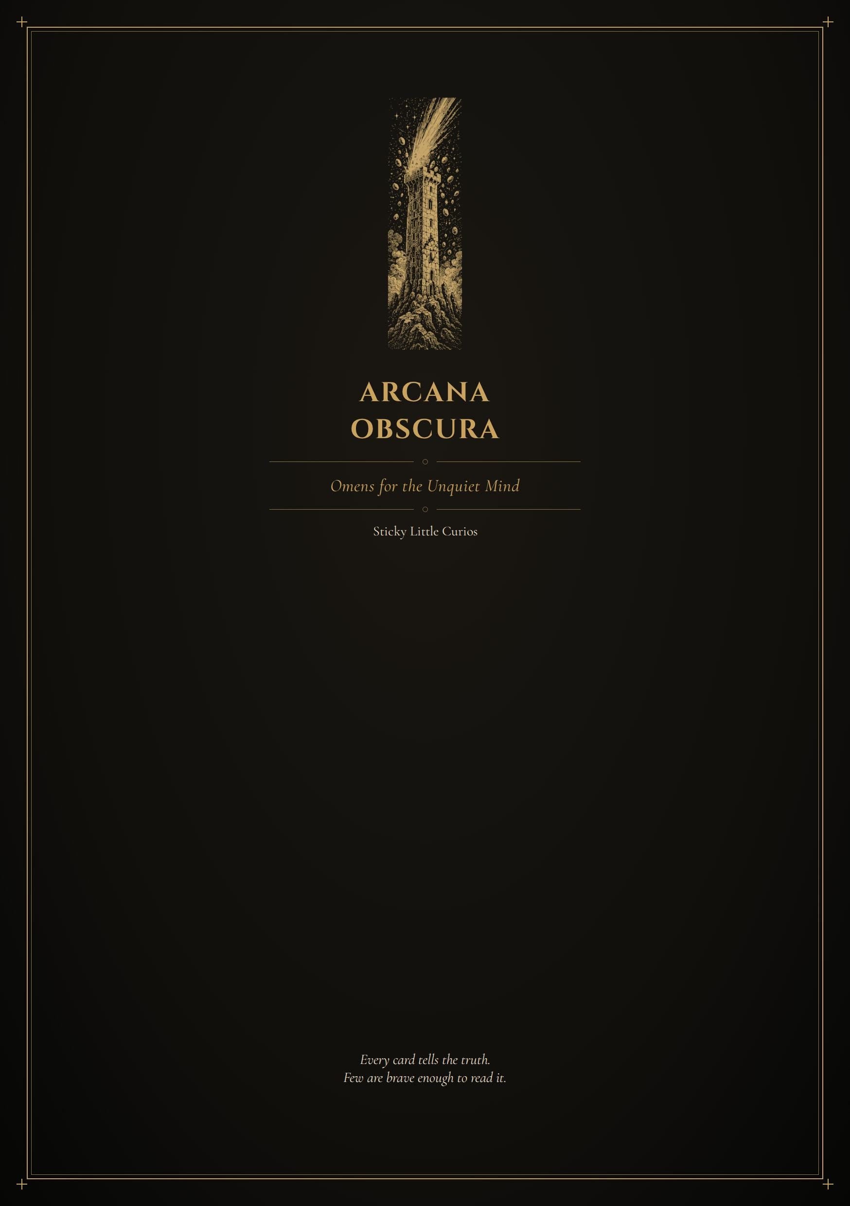Arcana Obscura Tarot Journal Pages | Gothic Grimoire Digital Download | Witchy Planner | Dark Academia