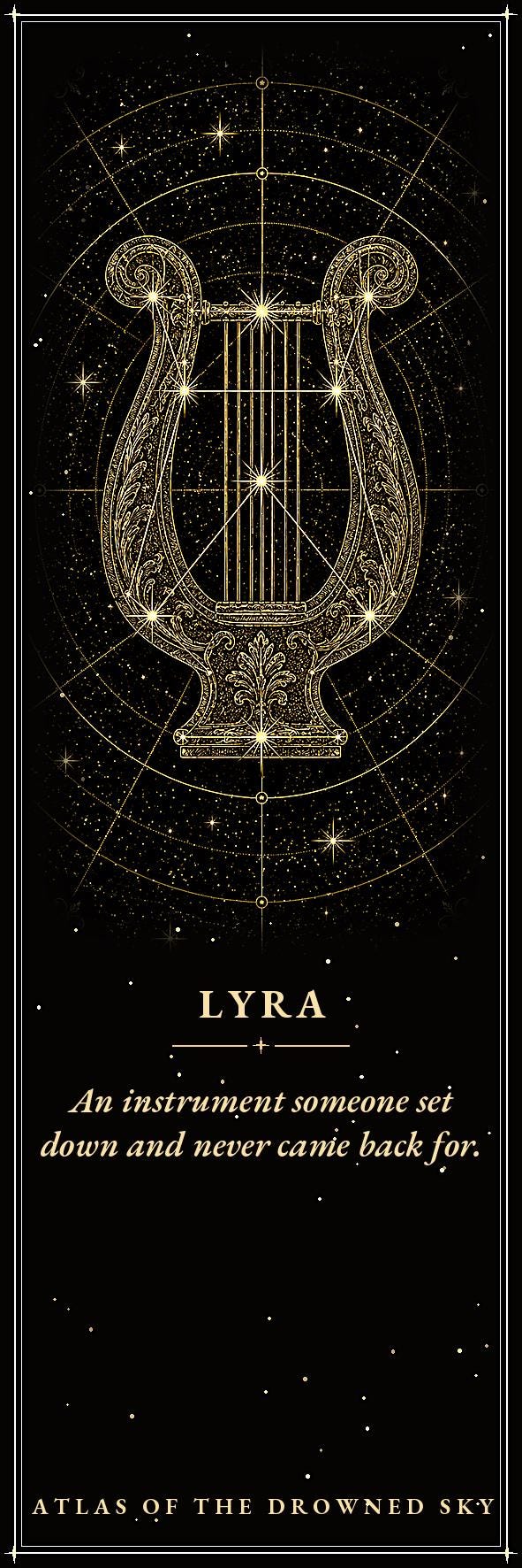 Atlas of the Drowned Sky Bookmark | Dark Academia Celestial Bookmark | Standard or Magnetic Page Marker