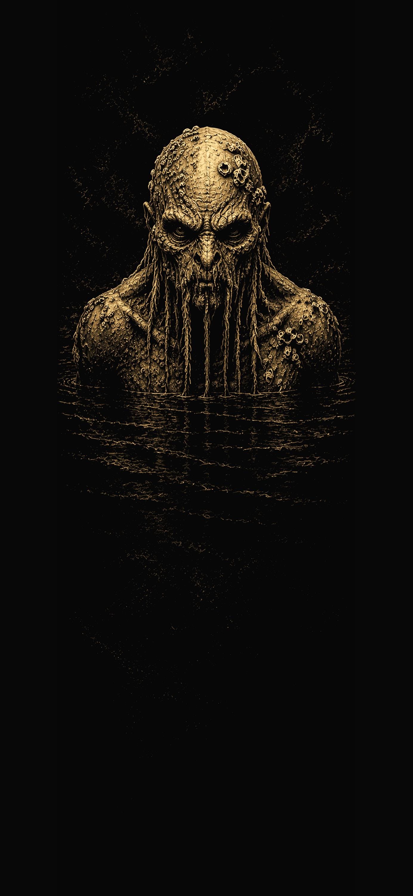The Deep Ones Phone Wallpaper Bundle | Maritime Horror Lock Screen, Dark Academia Digital Art, Instant Download