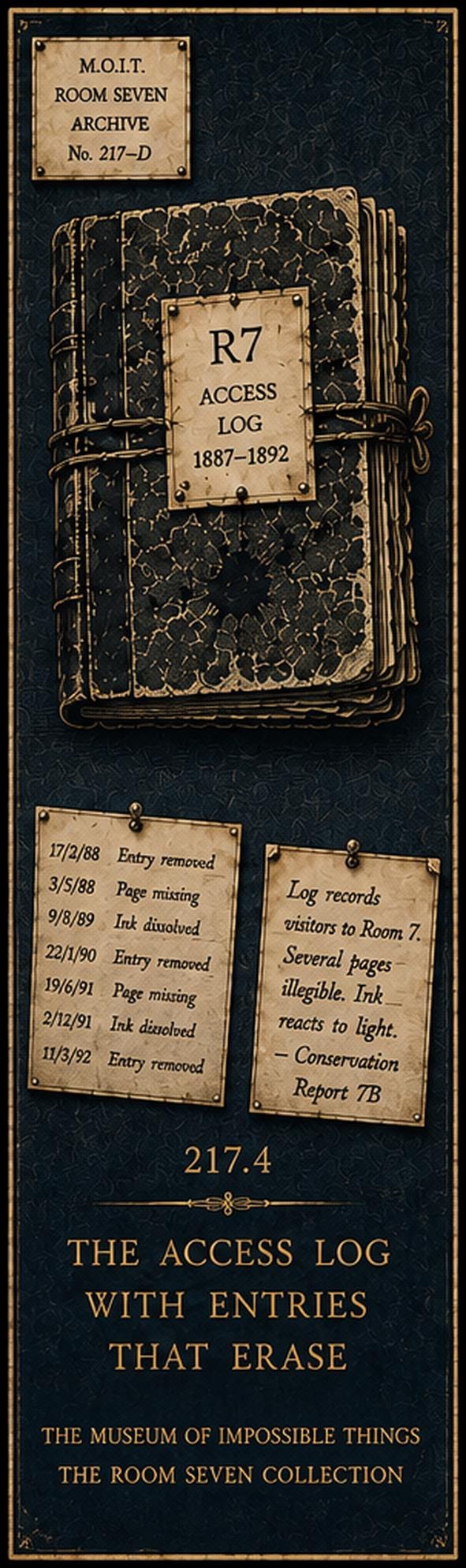 The Room Seven Collection Dark Academia Bookmarks | Gothic Cabinet of Curiosities | Printable, Museum Inspired Art