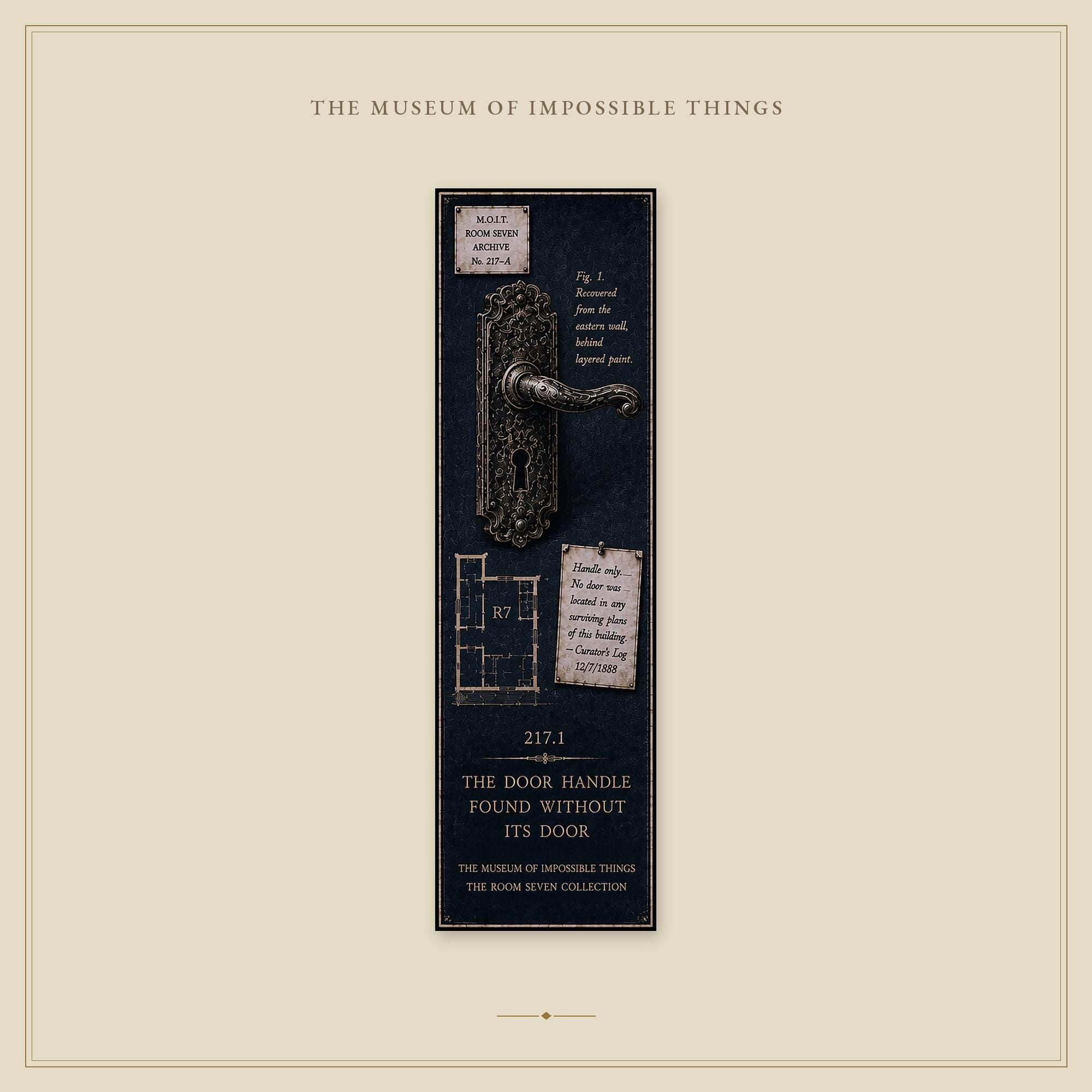 The Room Seven Collection Bookmark | Dark Academia Set of 5 | Standard or Magnetic | Gothic Cabinet of Curiosities