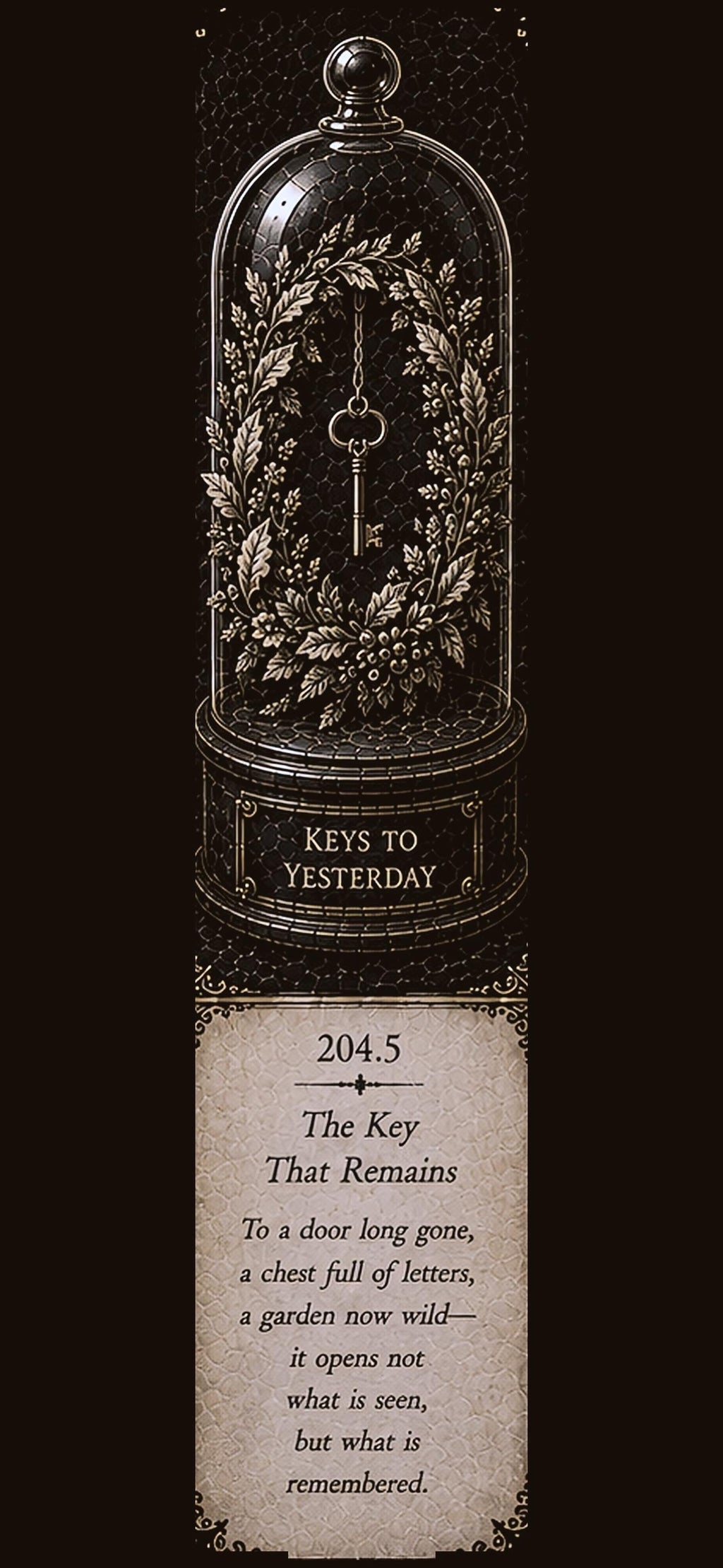 Echoes of Devotion Phone Wallpaper | Dark Academia Lock Screen, Five Designs | Gold & Black, Digital Download, Sentimental Gift