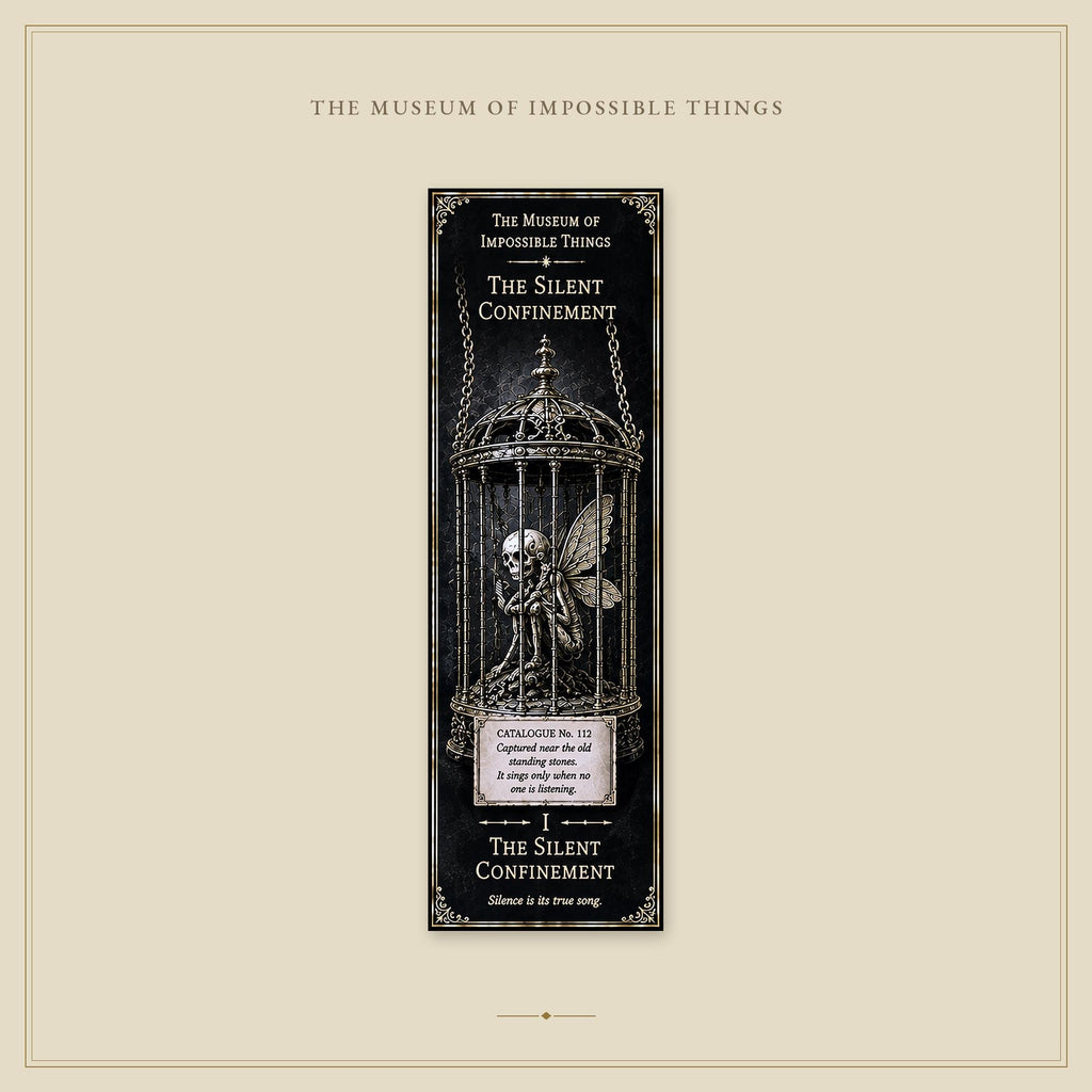 The Forgotten Exhibits Bookmark | Dark Academia Set of 5 | Standard or Magnetic | Gothic Cabinet of Curiosities
