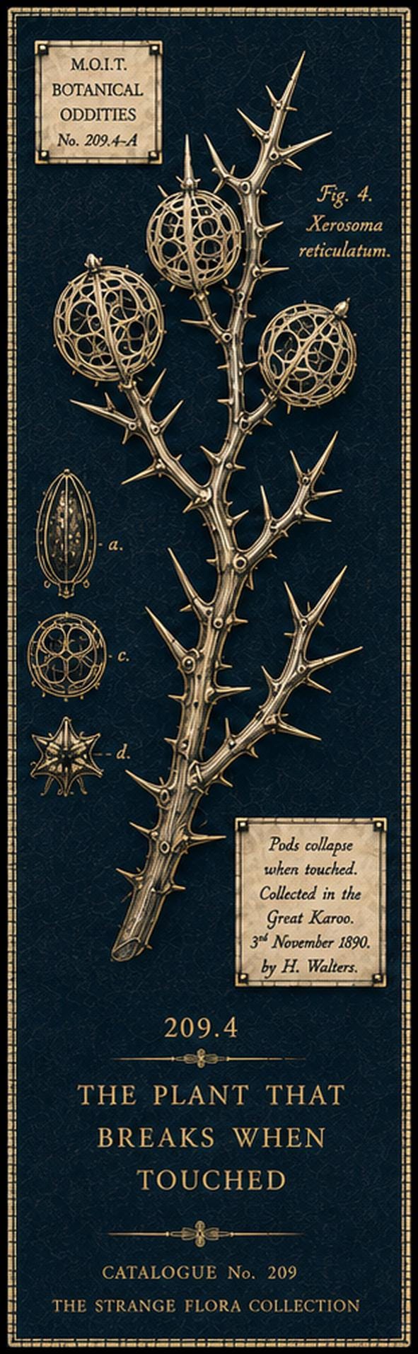 Strange Flora Printable Bookmarks | Gothic Botanical Art, Dark Academia | Occult Plant Designs, Book Lover Gift