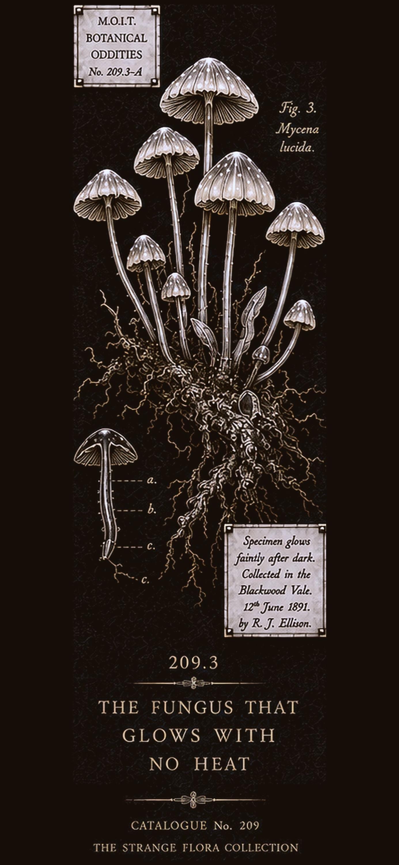 Strange Flora Phone Wallpaper Bundle | Dark Academia Lock Screen, Botanical Digital Art | iPhone & Android