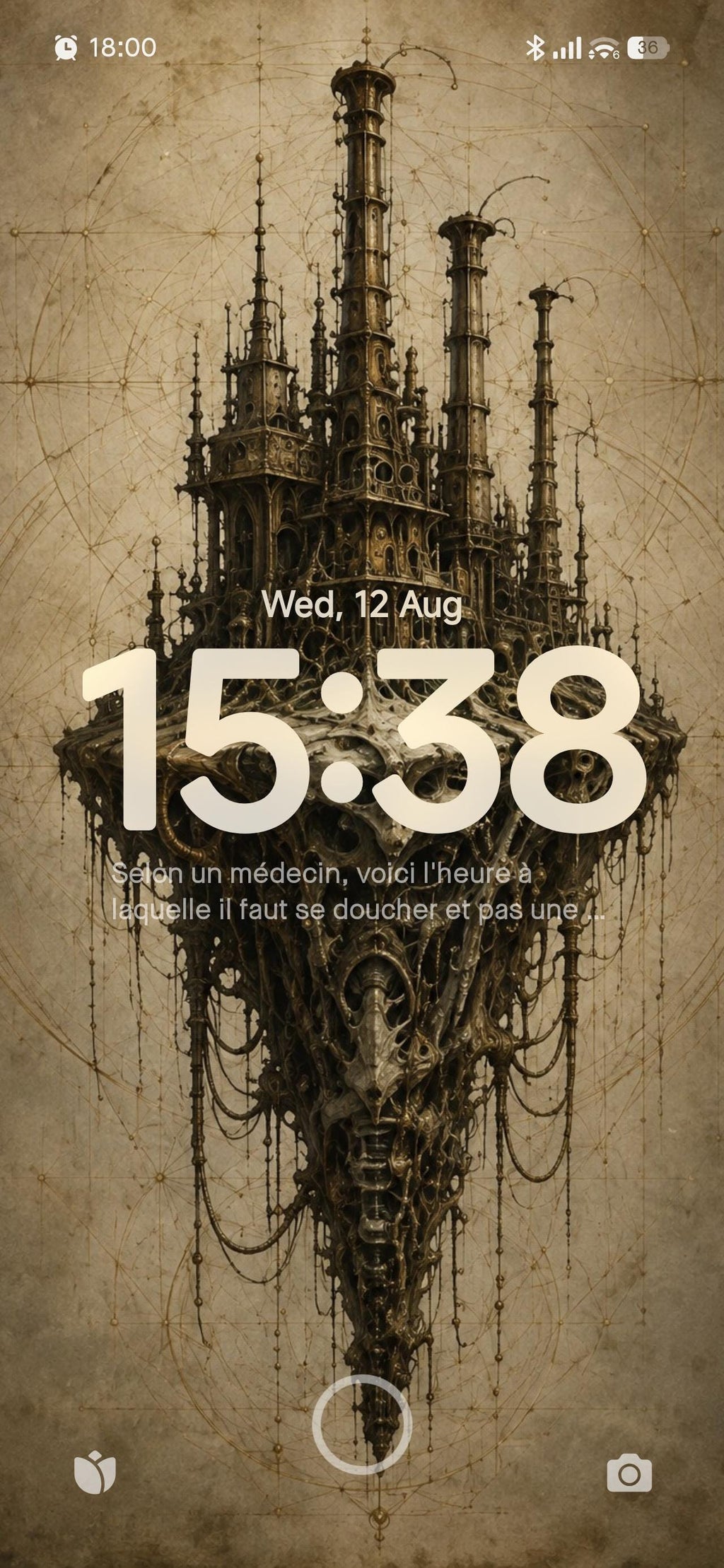 Spires V - Biomechanical Wallpaper | Dark Academia Lock Screen | Surreal Anatomy Engine | Gothic Sci-Fi Digital Download